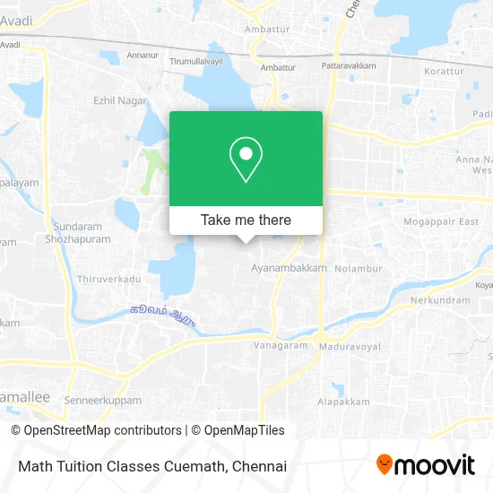 Math Tuition Classes Cuemath map