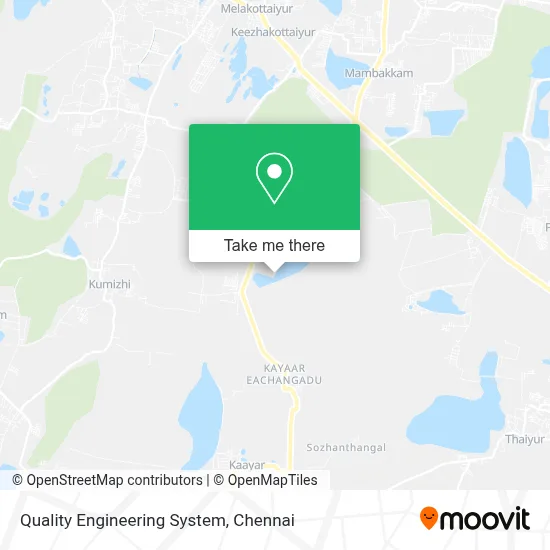 Quality Engineering System map
