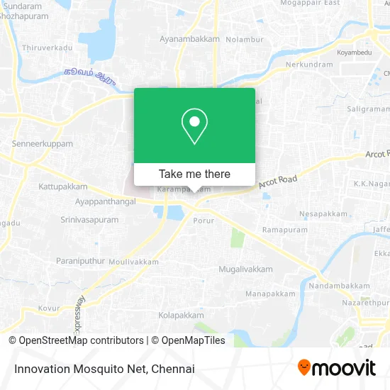 Innovation Mosquito Net map