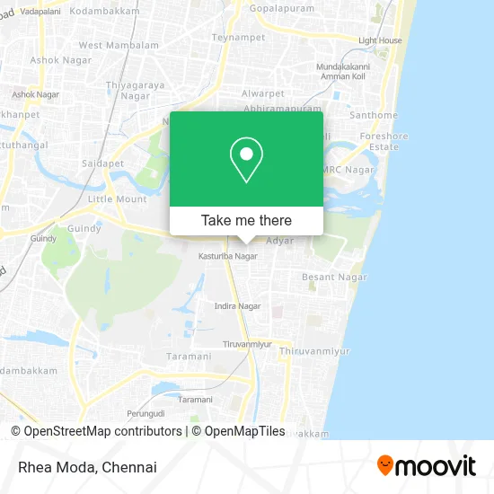 Rhea Moda map