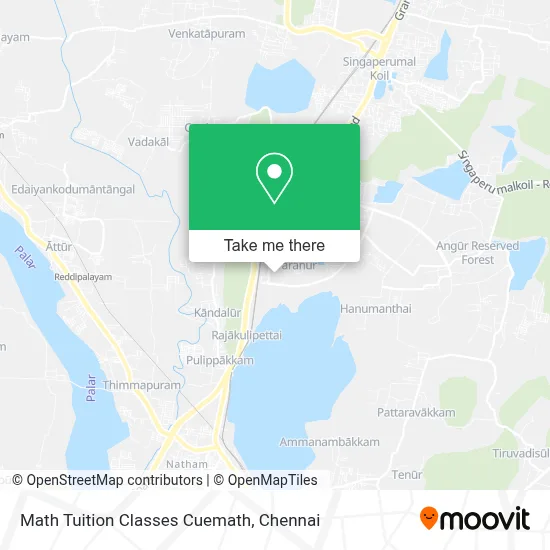 Math Tuition Classes Cuemath map