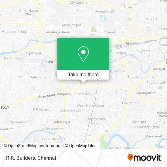 R.R. Builders map