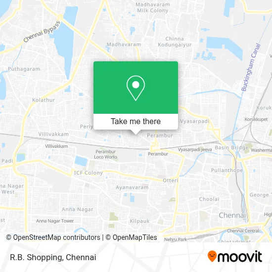 R.B. Shopping map