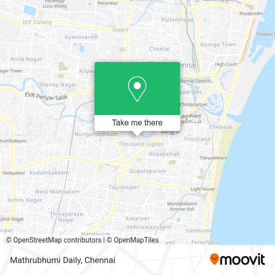 Mathrubhumi Daily map