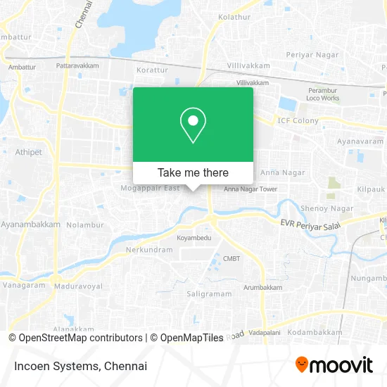 Incoen Systems map