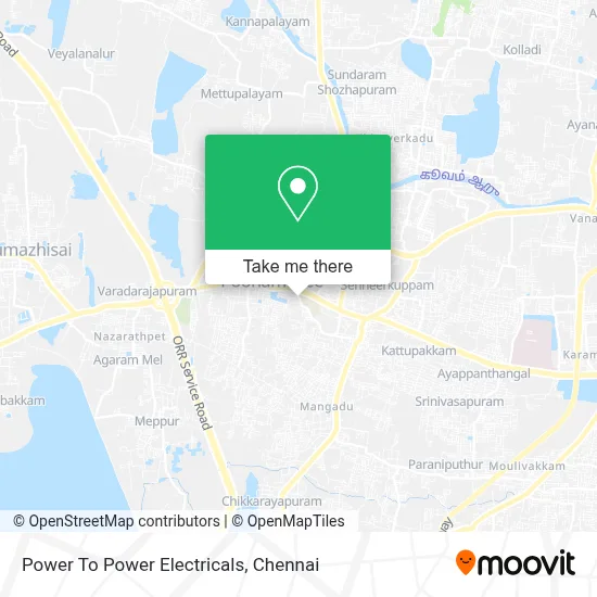 Power To Power Electricals map
