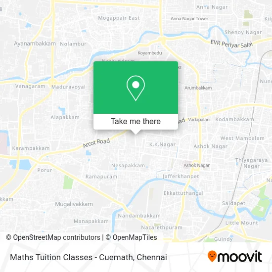 Maths Tuition Classes - Cuemath map