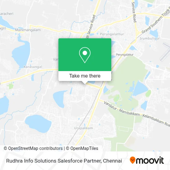 Rudhra Info Solutions Salesforce Partner map