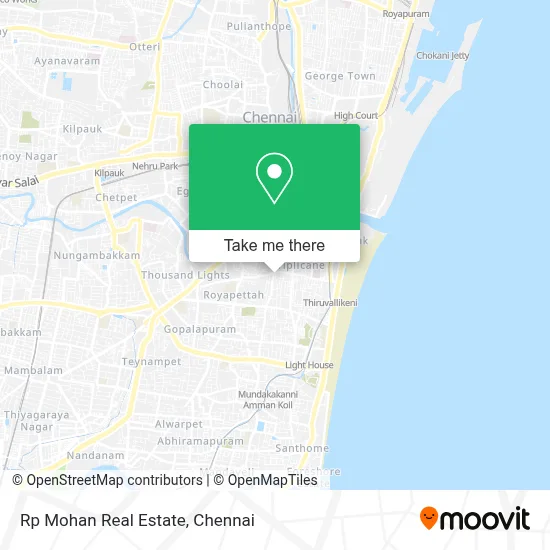 Rp Mohan Real Estate map