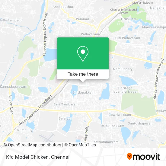Kfc Model Chicken map