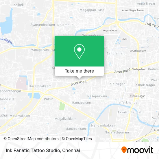 Ink Fanatic Tattoo Studio map