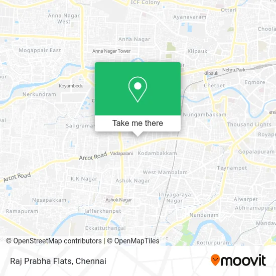 Raj Prabha Flats map