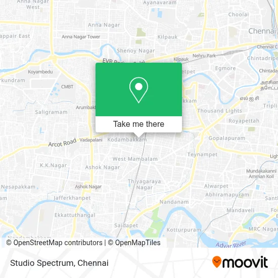 Studio Spectrum map
