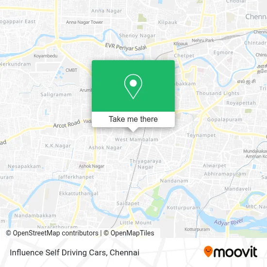 Influence Self Driving Cars map