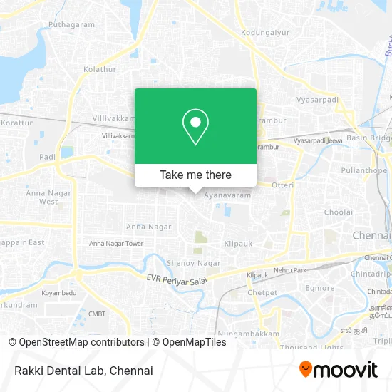 Rakki Dental Lab map