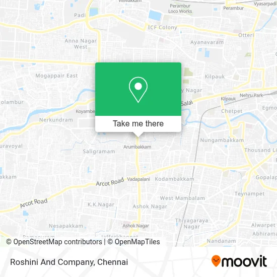 Roshini And Company map