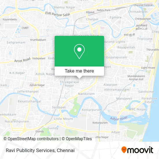 Ravi Publicity Services map