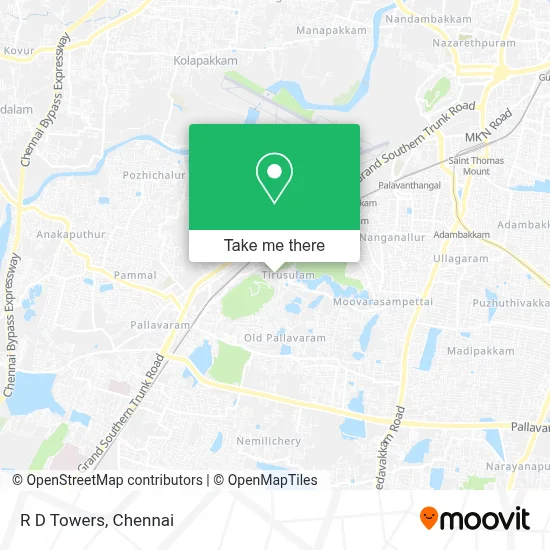 R D Towers map