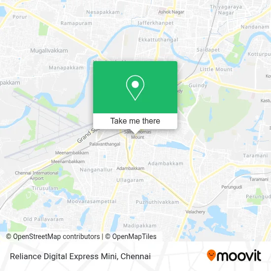 Reliance Digital Express Mini map