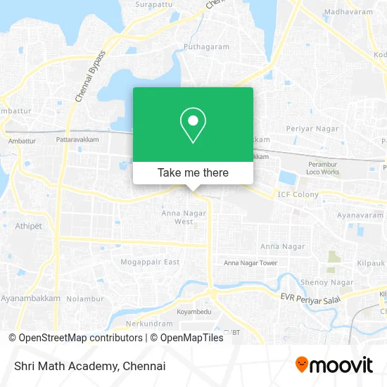 Shri Math Academy map