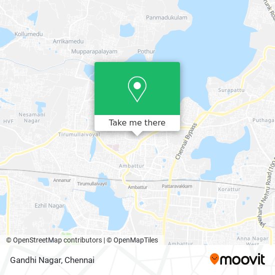 Gandhi Nagar map