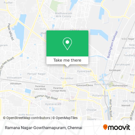 Ramana Nagar-Gowthamapuram map