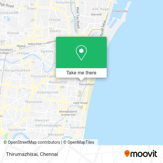 Thirumazhisai map