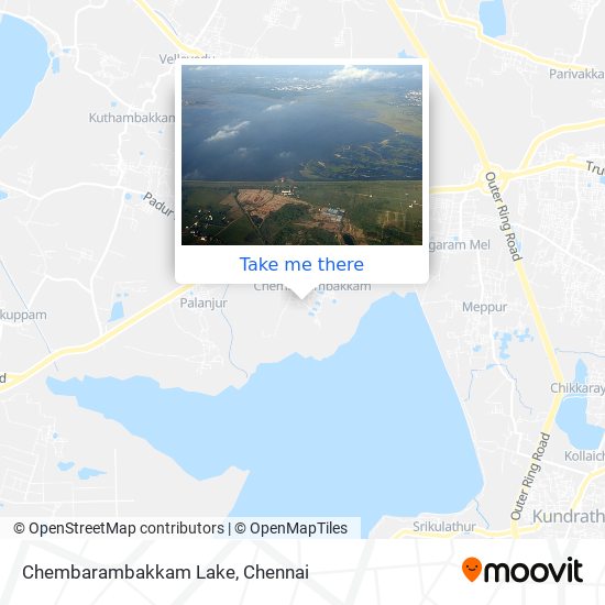 Chembarambakkam Lake map