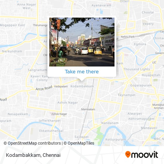 Kodambakkam map