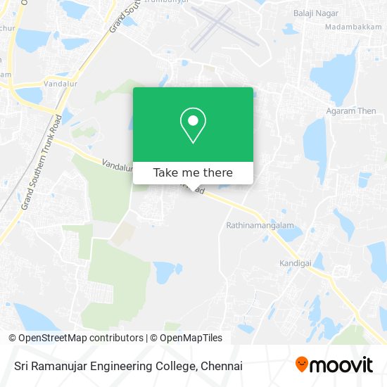 Sri Ramanujar Engineering College map