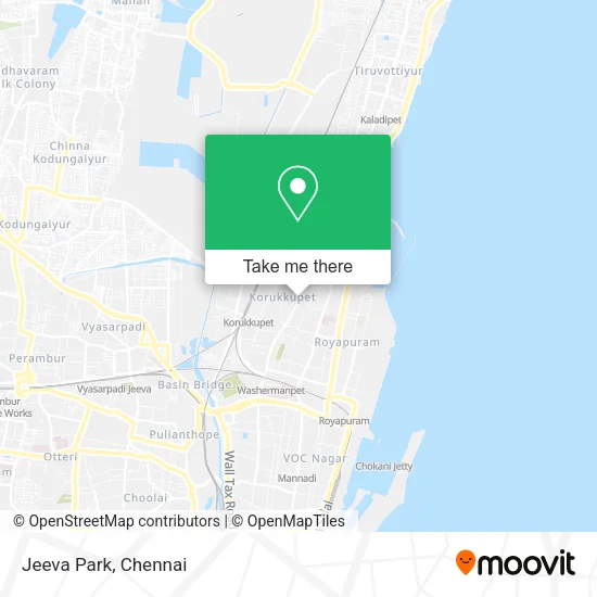 Jeeva Park map
