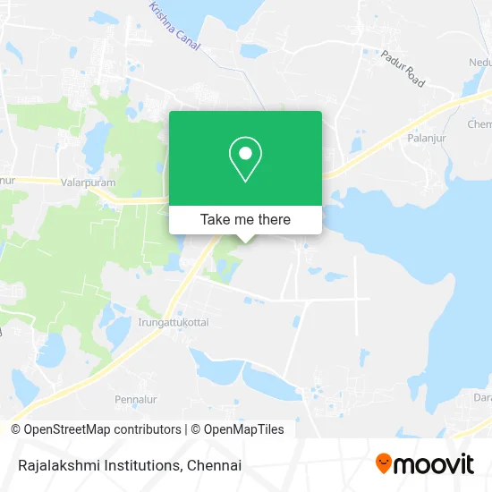 Rajalakshmi Institutions map
