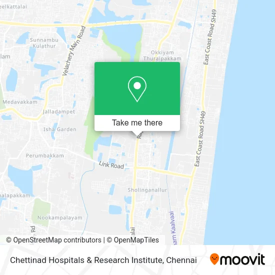 Chettinad Hospitals & Research Institute map