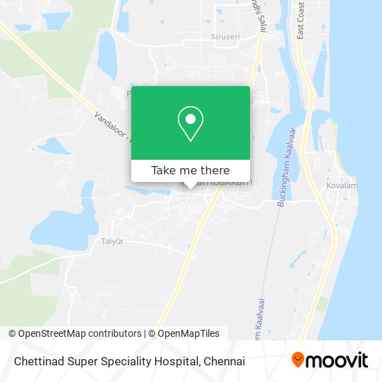 Chettinad Super Speciality Hospital map