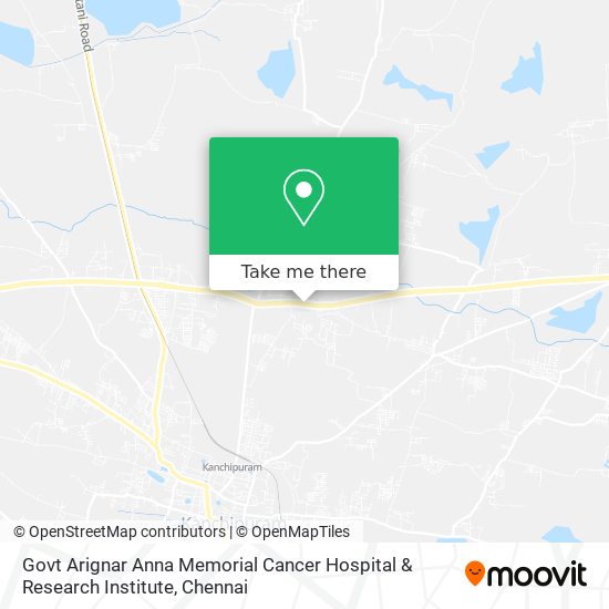 Govt Arignar Anna Memorial Cancer Hospital & Research Institute map