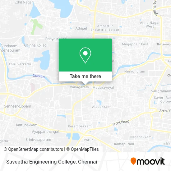Saveetha Engineering College map