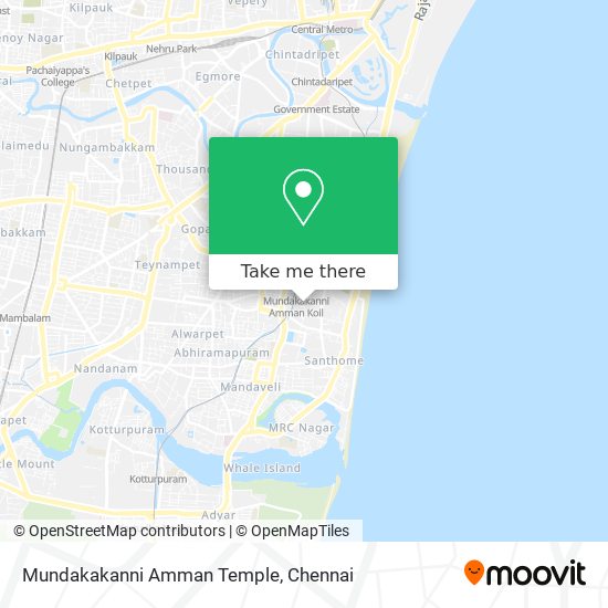 Mundakakanni Amman Temple map