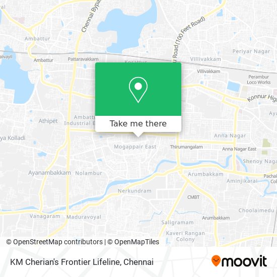 KM Cherian's Frontier Lifeline map