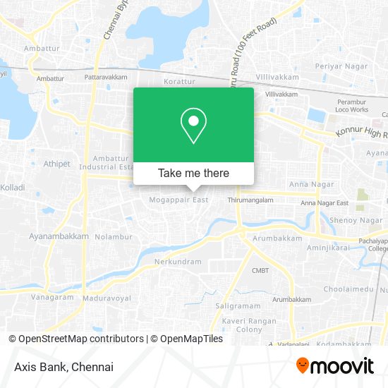 Axis Bank map