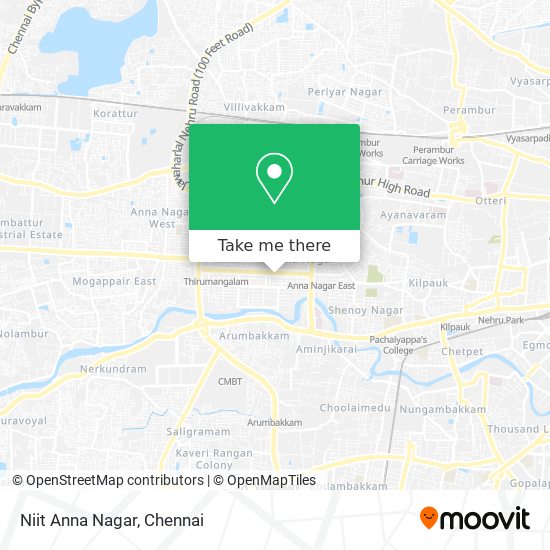 Niit Anna Nagar map