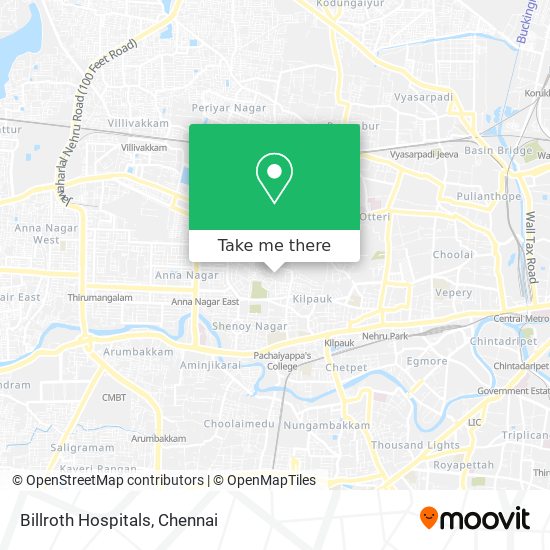 Billroth Hospitals map