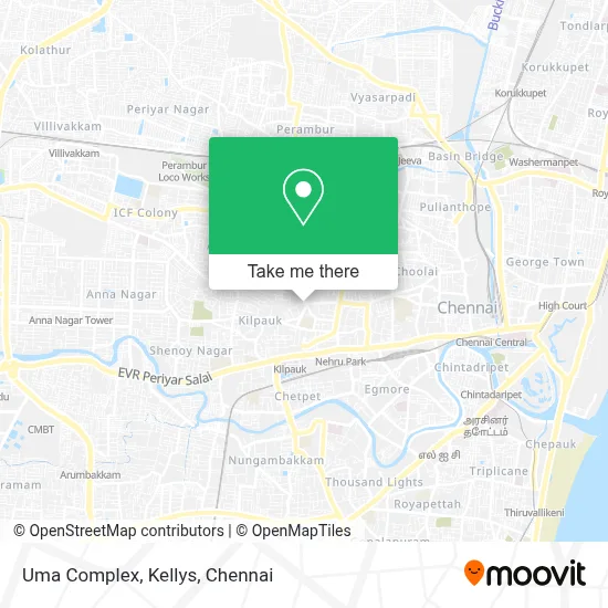 uma complex,kellys map