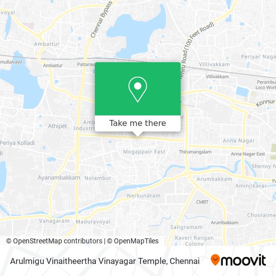 Arulmigu Vinaitheertha Vinayagar Temple map