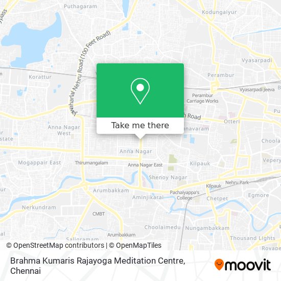 Brahma Kumaris Rajayoga Meditation Centre map