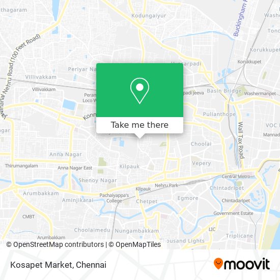 Kosapet Market map