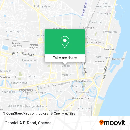Choolai A.P. Road map