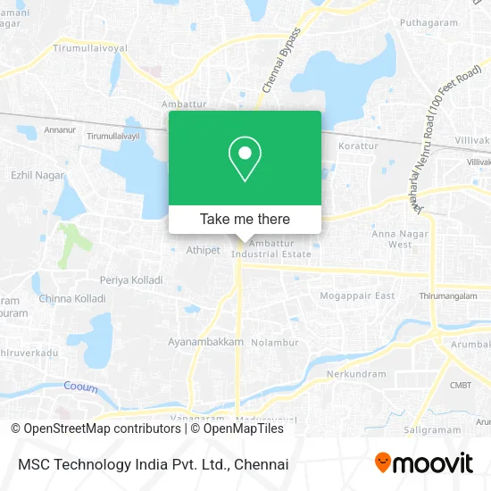 MSC Technology India Pvt. Ltd. map
