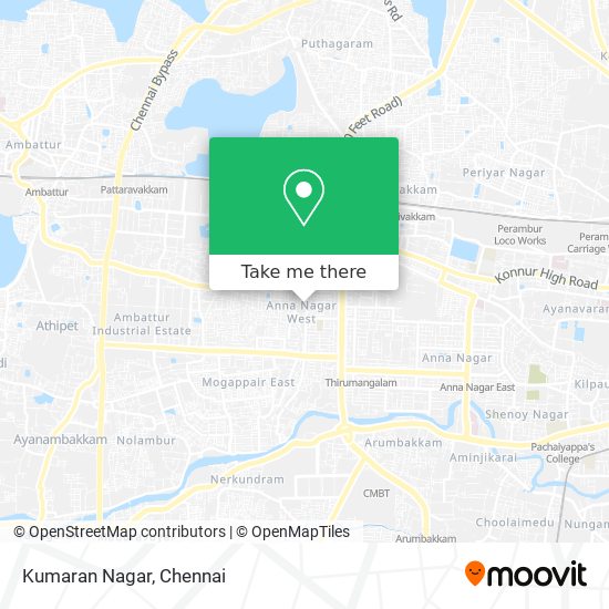 Kumaran Nagar map