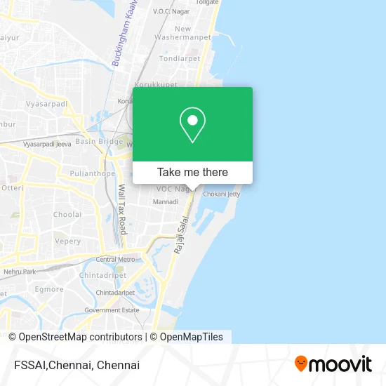 FSSAI,Chennai map