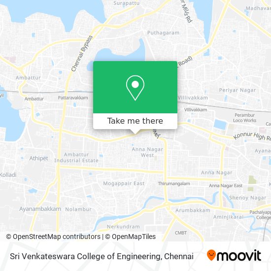 Sri Venkateswara College of Engineering map